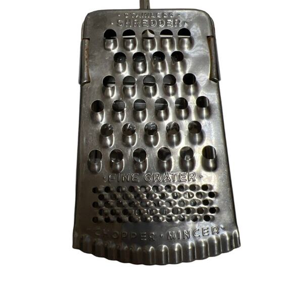 Vintage Mid-Century Double-Sided Shredder Slicer Kitchen Tool - Picture 3 of 4